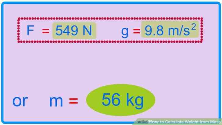 Image intitulée Calculer le Poids de la Masse de l